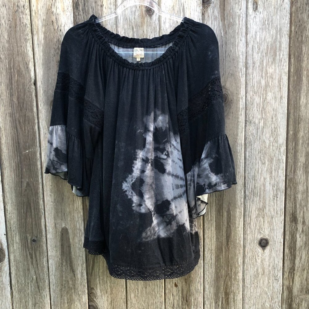 Surf Gypsy Boutique Tie Dye Tunic Blouse Small - Picture 3 of 8